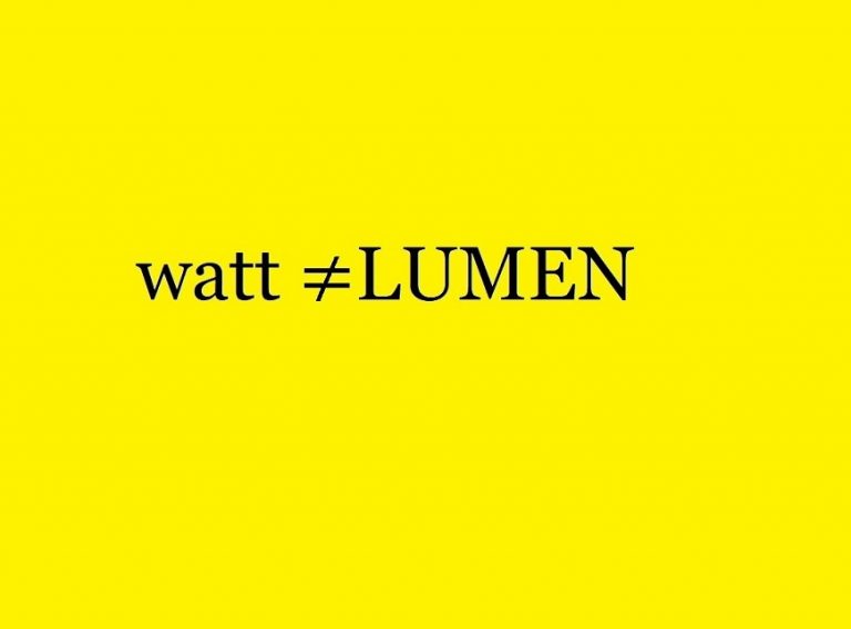 Membeli Lampu itu adalah membeli LUMEN, bukan membeli Watt.